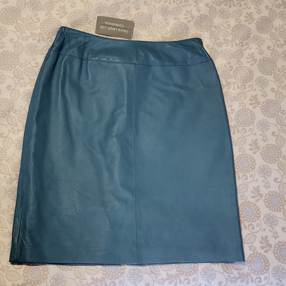 Laura Leigh Ltd. Leather Skirt size 6
